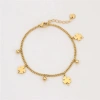 This is a rare and high-end European and American four-leaf clover bracelet that does not fade. It is made of titanium steel and is a versatile and personalized stainless steel jewelry Item Picture